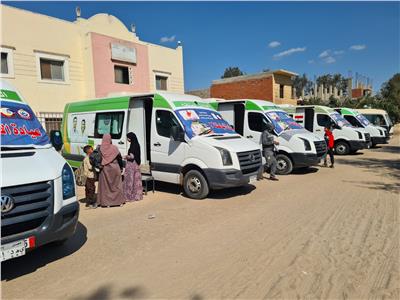 الكشف على 872 مواطنا خلال قافلة طبية مجانية بقرية عبد السلام عارف بالبحيرة 