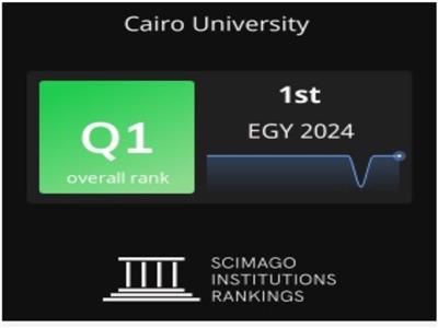  جامعة القاهرة ضمن أفضل 10% من جامعات العالم بتصنيف سيماجو لعام 2024‎