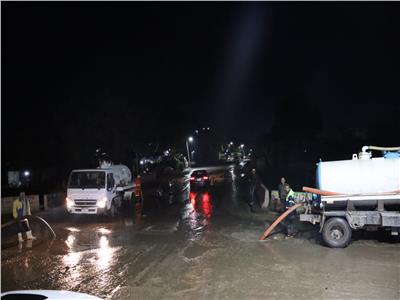 محافظ القليوبية يتابع أعمال شفط مياه الأمطار بمدن طوخ وشبين القناطر