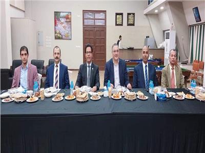 حفل إفطار جماعي لأعضاء هيئة التدريس بجامعة بنها 