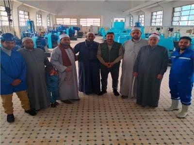 زيارة ميدانية للأئمة والخطباء لمحطة مياه العباسة المرشحة بالشرقية 