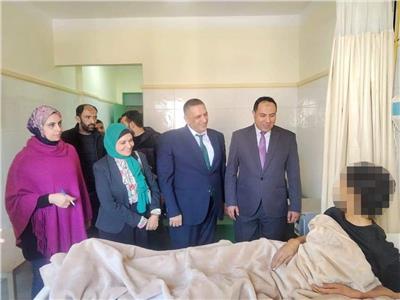 وكيل صحة كفر الشيخ يزور مصابي غزة بالمستشفى العام‎