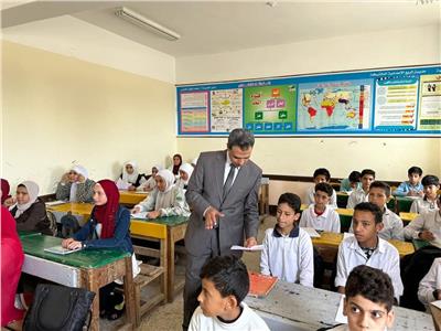 وكيل مديرية التربية والتعليم بكفر الشيخ يتفقد عددا من المدارس ببلطيم‎