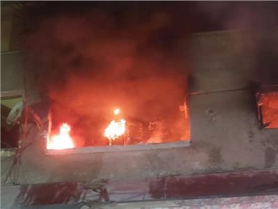 السيطرة على حريق ضخم نشب في شقة بطنطا  