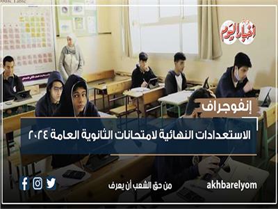 بالإنفوجراف.. 29 معلومة عن امتحانات الثانوية العامة 2024    