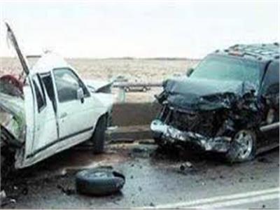 إصابة شخصين في حادث تصادم سيارتين في أسيوط 