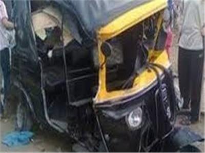 إصابة 3 أشخاص في حادث « توك توك» بسمالوط  في المنيا 