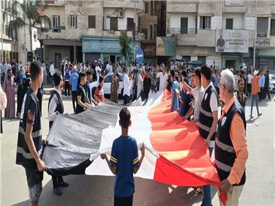 شباب المصريين الأحرار يتضامن مع القضية الفلسطينية بسوهاج