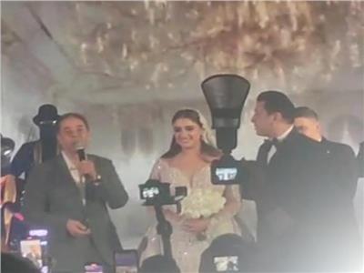 مدحت صالح وحلمي عبد الباقي يحضرون حفل زفاف إبنة مصطفى كامل
