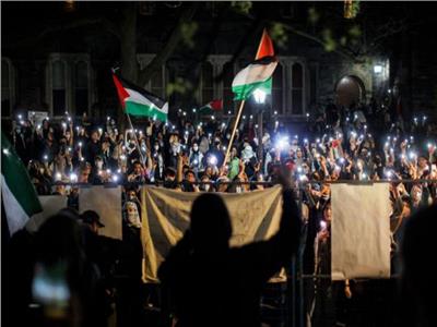 اعتصام طلابي في جامعة «شيكاغو» من قبل مناهضون للحرب في غزة