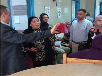جولة تفقدية لوكيل وزارة الصحة بالمنوفية بمستشفى الرمد لمتابعة أعمال التطوير 