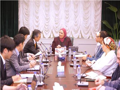 وزيرة التضامن تستقبل سفير اليابان بالقاهرة ووفد وكالة «جايكا»