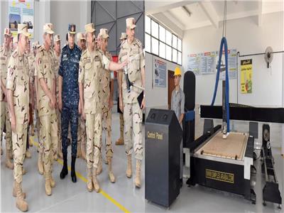 القائد العام للقوات المسلحة يفتتح أعمال التطوير لأحد مراكز التدريب بإدارة التعليم والتدريب المهنى للقوات المسلحة
