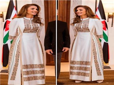 في عيد زواجها.. أبرز إطلالات الملكة رانيا بالزي الأردني التقليدي