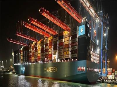 «اقتصادية قناة السويس» تستقبل ثالث سفن ميرسك بميناء شرق بورسعيد