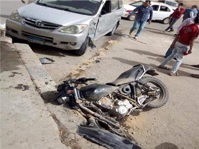 مصرع شخصين وإصابة 3 آخرين في حادث تصادم بكفر الشيخ‎