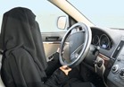 شاهد.. أول صورة "لسيارة منقبة" في السعودية