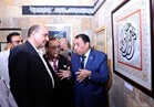 "خالد عزب" يفتتح معرض "جمال وسلام" لفنون الخط العربي