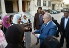 رئيس جامعة القاهرة يتفقد الجامعة قبل حفل عمرخيرت