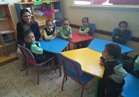 سحر نصر تصل إلي المنيا وتزور مدرسة جزيرة بن أحمد للتعليم الأساسي