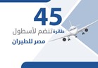 إنفوجراف | 45 طائرة تنضم لأسطول مصر للطيران .. تعرف عليها