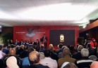 مهند مجدي يحضر مؤتمر الإعلان عن إستاد الأهلي الجديد