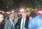 نقيب الصحفيين برفقة شوبير في ندوة الخطيب 