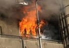 إصابة عامل وزوجته وأطفاله الثلاثة في حريق بأبو النمرس 