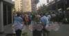 قطاع غرب القاهرة يفض اعتصام أهالي سجين مبنى الأهرام