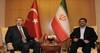  أردوغان يجتمع مع الرئيس الإيراني احمدي نجاد في أذربيجان