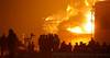 اندلاع حريق هائل في محطة لتخزين الوقود غربي الهند