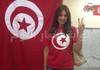 بالصور.. درة تدلي بصوتها في الانتخابات البرلمانية التونسية