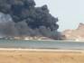 الحوثيون يقصفون ميناء الزيت بمصافى عدن جنوبي اليمن لليوم الثالث 