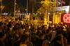 جماهير المصري تتظاهر امام مديرية امن بورسعيد إحتجاجا لحبس حسام حسن
