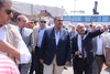 افتتاح وزير قطاع الاعمال لمحطة الحاويات الجديده بميناء غرب بورسعيد‎