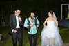 صور| أبو الليف وشعبان عبدالرحيم يحتفلون بزفاف الفنانة عايدة غنيم