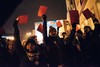 الشرطة البولندية تطالب المحتجين أمام البرلمان بالمغادرة