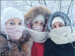 صور| «روسيا تتجمد» في حرارة 67 تحت الصفر 