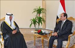 «السيسي» يستقبل رئيس مجلس الأمة الكويتي