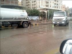 استمرار رفع درجة الاستعداد القصوى بالإسكندرية لمواجهة أمطار نوة الكرم 
