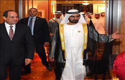 السيسي لقادة الإمارات: أمن الخليج جزء لايتجزأ من الأمن القومي المصري
