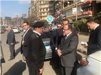وزير الداخلية يتفقد الحالة الأمنية بشارع جامعة الدول العربية