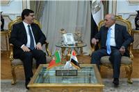 «العصار» يسقبل وزير الدولة للعولمة البرتغالي لبحث التعاون المشترك‎