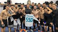 راموس يحتفل بـ550 مباراة مع ريال مدريد