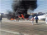 مصرع 8 عمال حرقًا وإصابة 7 بالإسكندرية