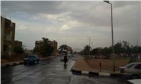 أمطار غزيرة ورعد على شمال سيناء