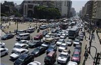 ظهور كثافات مرورية مرتفعة بشوارع القاهرة والجيزة