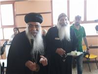 مصر تنتخب| أسقف الفيوم يدلى بصوته