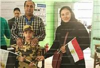 مصر تنتخب| ابن الشهيد أحمد المنسي يشارك أقاربه بالانتخابات الرئاسية