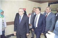 وزير الصحة يتفقد مستشفى جامعة الأزهر التخصصي 